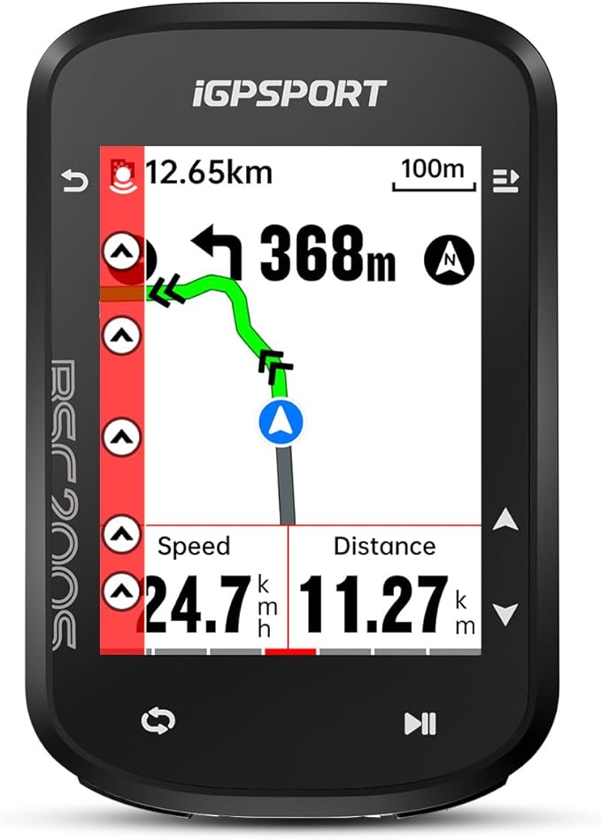iGPSPORT BSC200S GPS Bike Computer, Wireless Route Navigation 2.4'' Screen by iGPSPORT