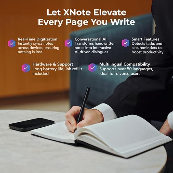 XNote Smart Pen & Notebook Starter Set – AI-Powered Digital Note Taking - Image 3