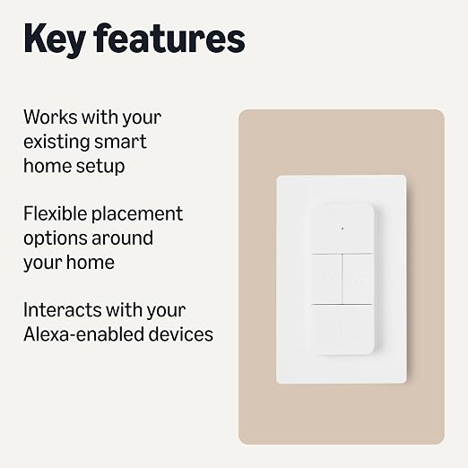 Amazon Basics Smart Dimmer Switch and Remote - Image 2