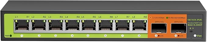 10 Port 2.5G Ethernet Switch by SICSOLINK