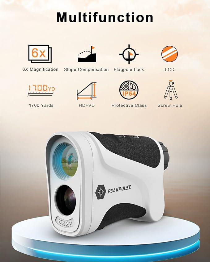 PEAKPULSE Golf Range Finder 650 Yards RangeFinder Golfing High Clarity Display - Image 2