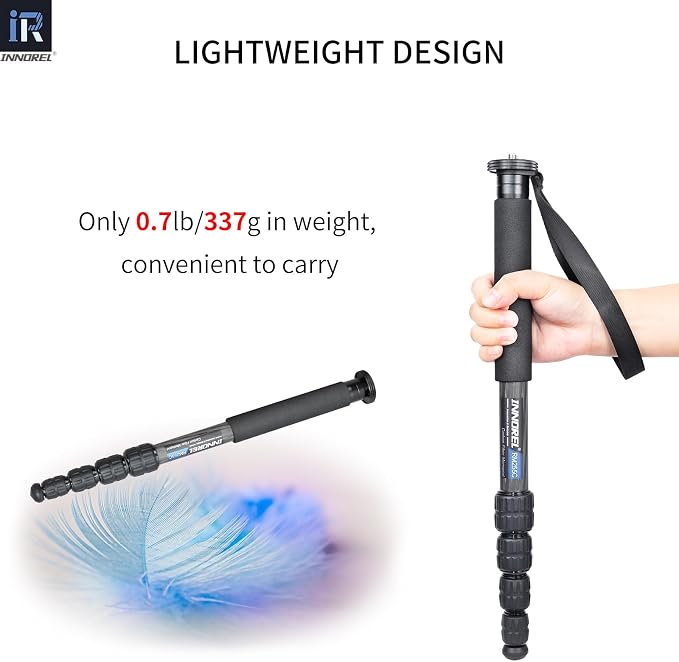 Carbon Fiber Camera Monopod INNOREL RM255C Professional Portable Compact - Image 8