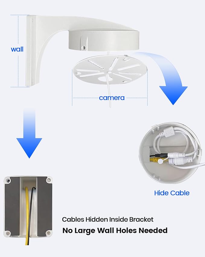Metal Security Camera Wall Mount Bracket - Image 6