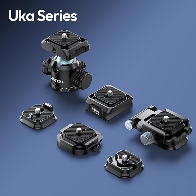 Ulanzi T100 Ball Head, Tripod Ball Head Mount 1/4 & 3/8 inch - Image 7