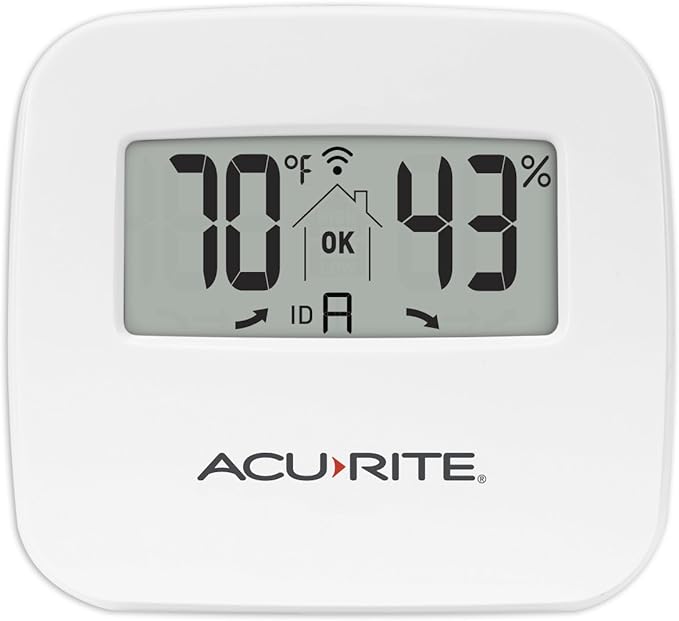 AcuRite 06044M Wireless Temperature and Humidity Monitor Sensor by AcuRite