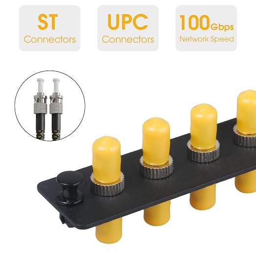 6 Simplex ST Fiber Patch Panel - Image 2