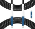 Fibergaga-15M OS2 LC to LC Fiber Optic Cable Outdoor Armored, Single Mode by Fibergaga