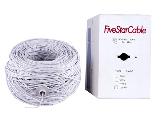 Cat5e 1000 Ft 24AWG UTP 4 Twisted Pair Ethernet Router LAN Cable Wire Pull Box - Image 4