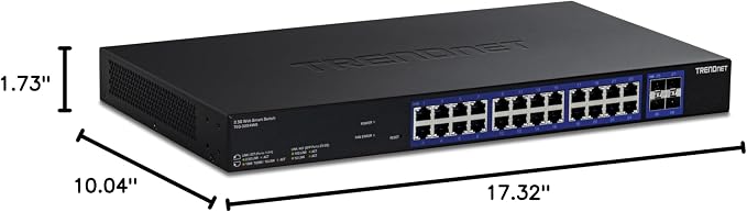 TRENDnet 28-Port Multi-Gig Web Smart Switch, TEG-3284WS, 24 x 2.5G Ports - Image 7