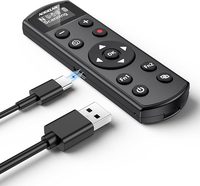Rechargeable Shutter Release for Nikon AODELAN Wireless Camera Remote Control by AODELAN