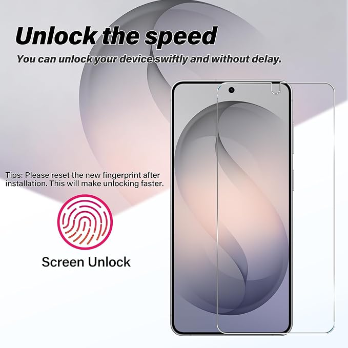 BIGFACE Galaxy S26 Plus Tempered Glass Screen Protector + Camera Lens Protector - Image 3