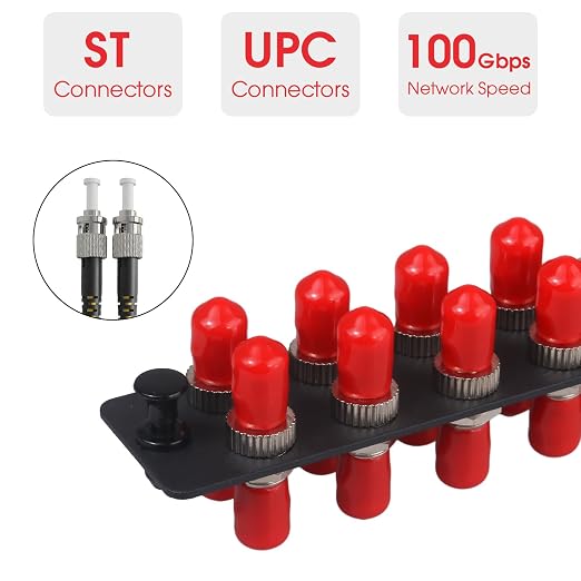 3-Pack 12 Simplex ST Fiber Patch Panel - Image 2