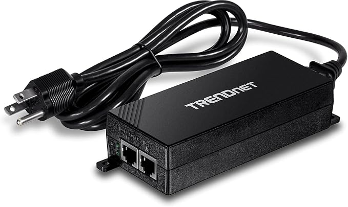 TRENDnet Gigabit Power Over Ethernet Plus Injector, PoE+ Power Network by TRENDnet