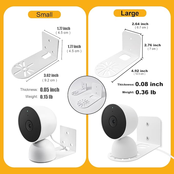 3 Pack Adhesive Metal Nest Camera Mount fits - Image 8