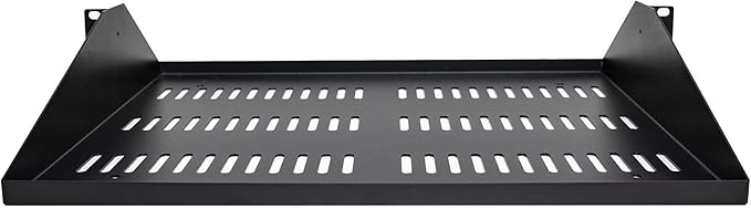 StarTech.com 2U Server Rack Shelf, Center Mounted Universal Vented Rackmount - Image 4