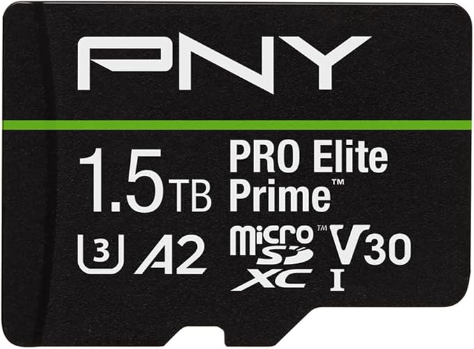 PNY 1.5TB PRO Elite Prime™ C10 U3 V30 A2 microSDXC Flash Memory Card – - Image 2