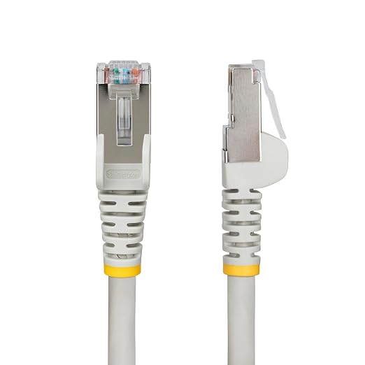 StarTech.com 6in Gray CAT6a Ethernet Cable, Snagless RJ45, 100W PoE++, 27AWG - Image 2