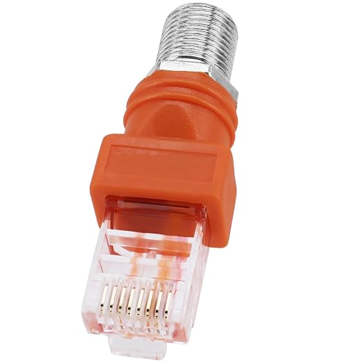RF to RJ45 Converter Adapter, 2 Pack F Female to RJ45 Male Ethernet Adapter - Image 5