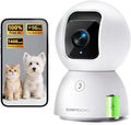 3K 5G Wi-Fi Security Camera Indoor, Backup Battery by Unknown