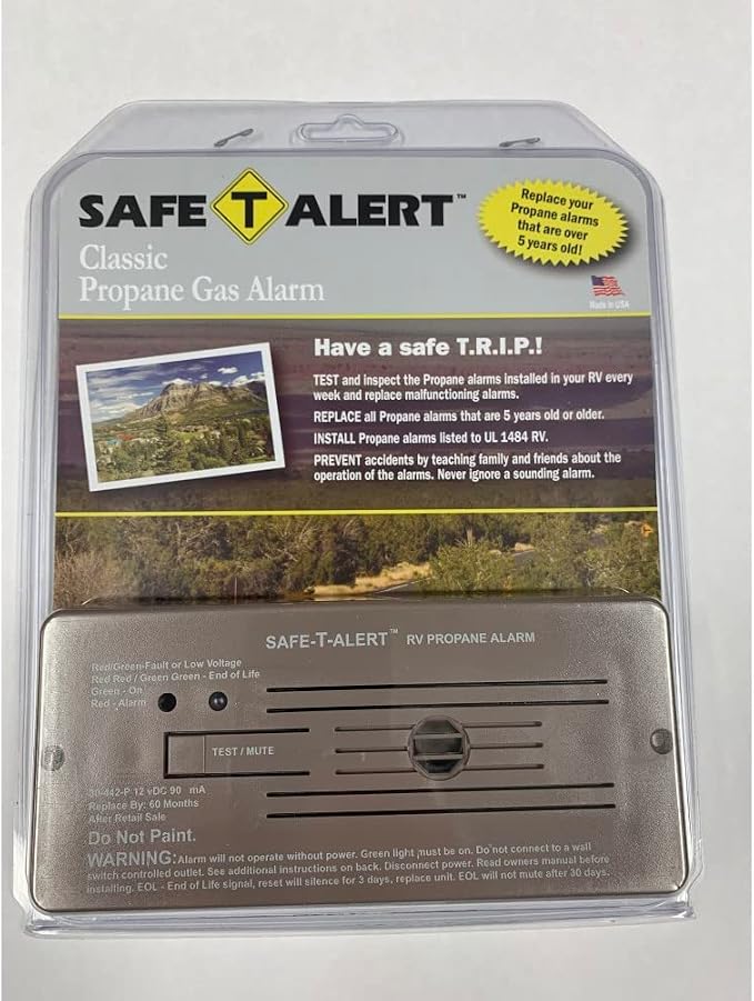 Safe T Alert 30-442-P-BR Classic Propane/LP Gas Alarm - 12V - Image 2