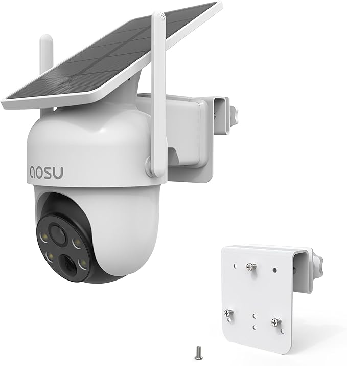Gutter Mount for AOSU Solar Security Cameras Outdoor Wireless and ANSQUE by Unknown