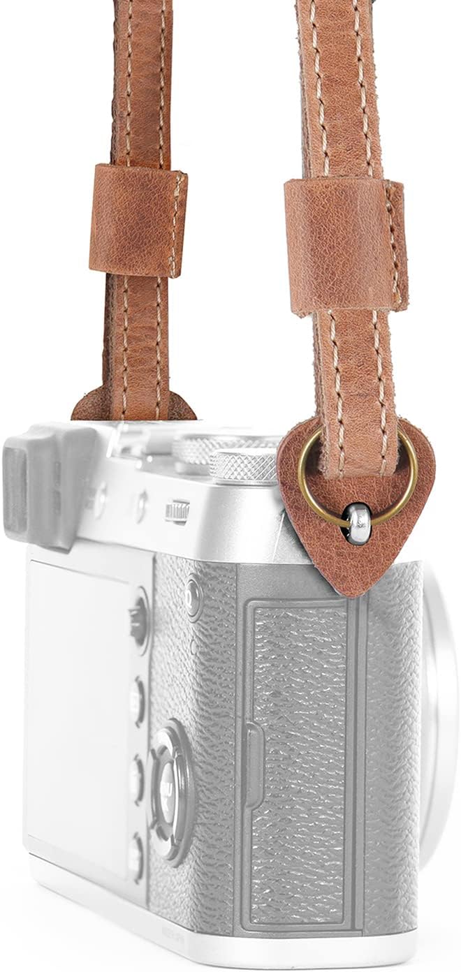MegaGear SLR, DSLR Sierra Series Genuine Leather Camera Shoulder or Neck Strap - Image 9