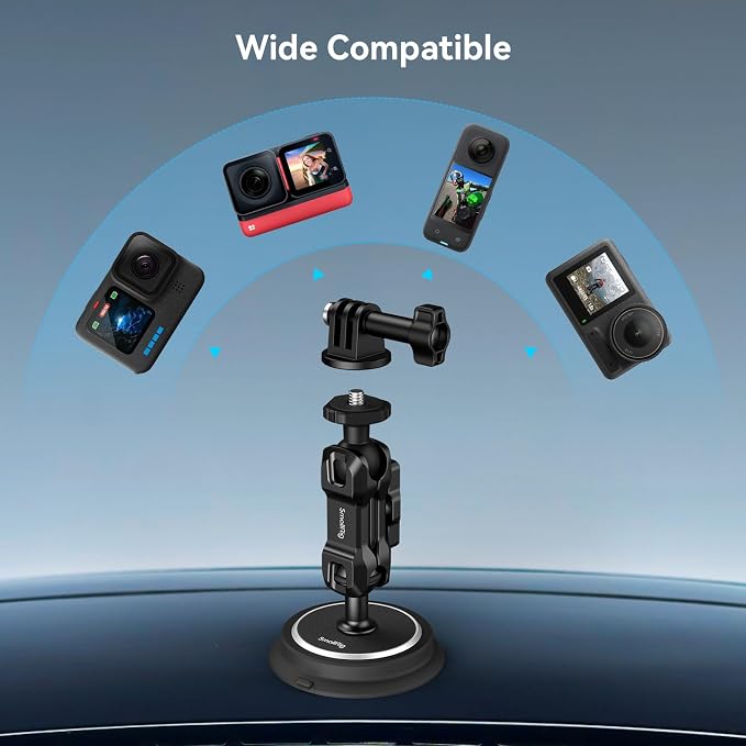 SMALLRIG Magnetic Mount for GoPro Hero 13/12/11, Powerful Camera Car Mount - Image 7