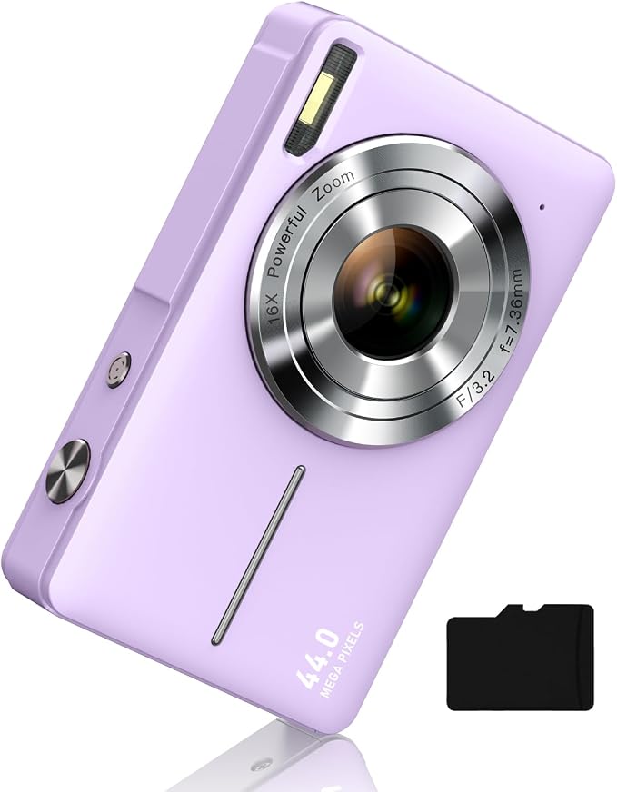 Digital Camera FHD 1080P, Camkory Point and Shoot Digital Cameras by CAMKORY