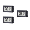 3 Pack Mini Indoor Temperature Humidity Meter Gauge Thermometer Hygrometer LCD by Maiweitong