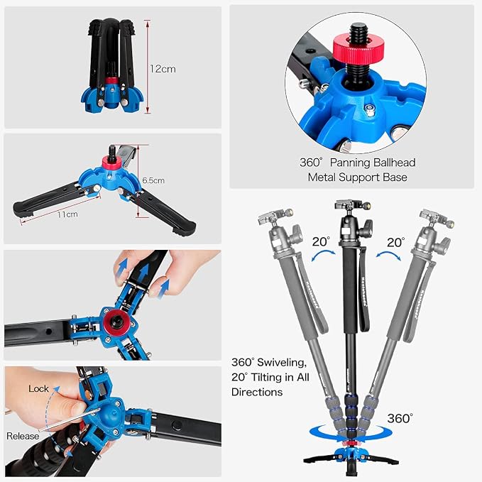 Koolehaoda Camera Aluminum Monopod - Image 3