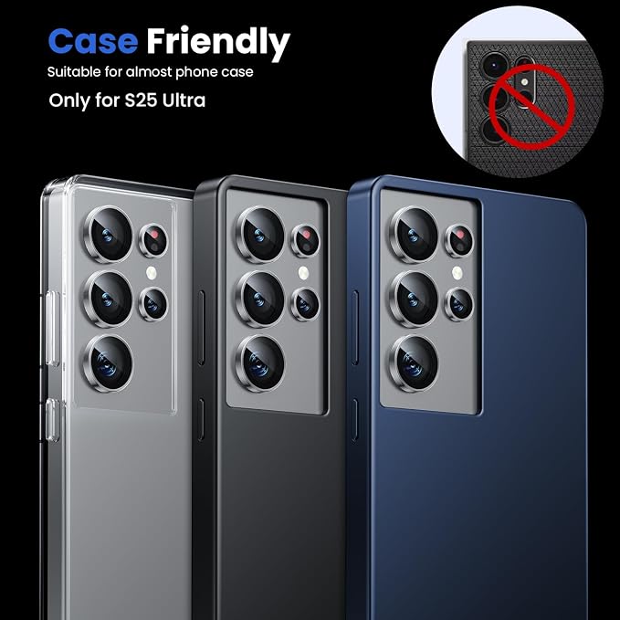 WSKEN for Samsung Galaxy S25 Ultra Camera Lens Protector - Image 5