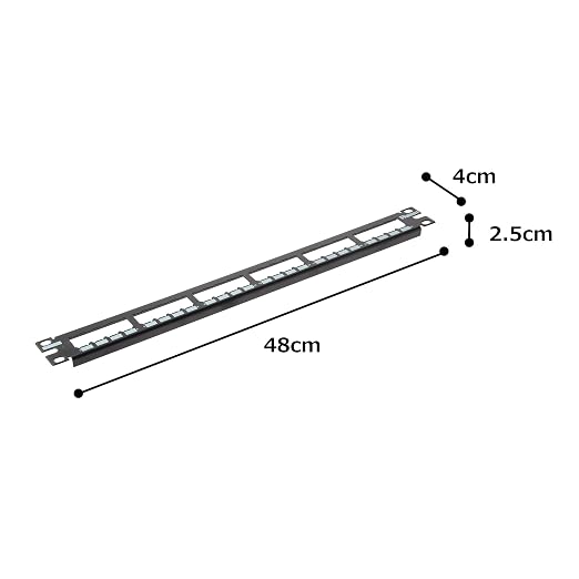 Panduit CP24BLY 24-Port Flat Patch Panel - Image 3