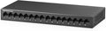 16 Port Gigabit Switch, 16 x 100/1000Mbps Ports, Metal Unmanaged Fanless Pluy by YuLinca