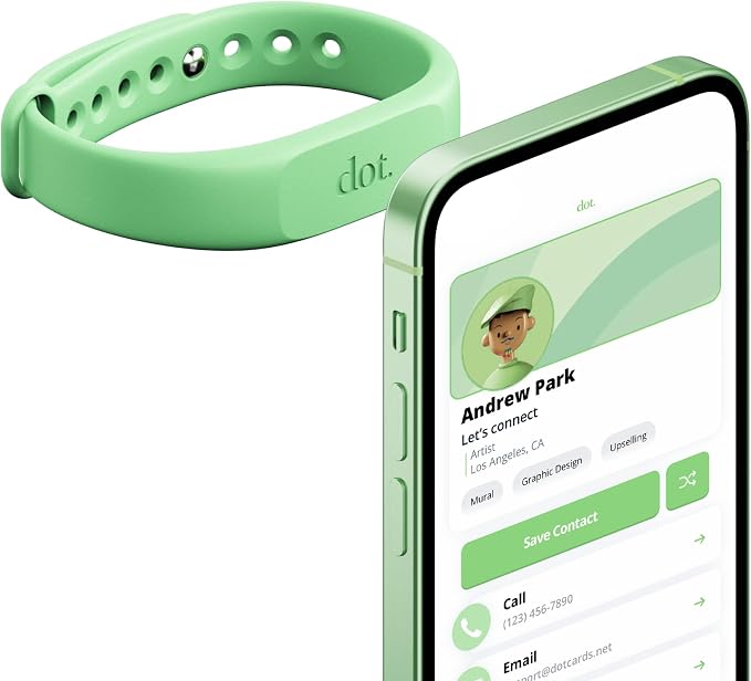 dot. Band - Digital Business Card Wristband - Tap Compatible by dotcards