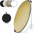 Wellmaking 43Inch/110cm Photography Light Reflector, Portable Foldable 5 in 1 by WELLMAKING