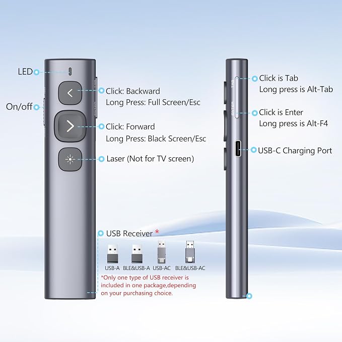Norwii N95 Bluetooth Presentation Clicker - Image 9