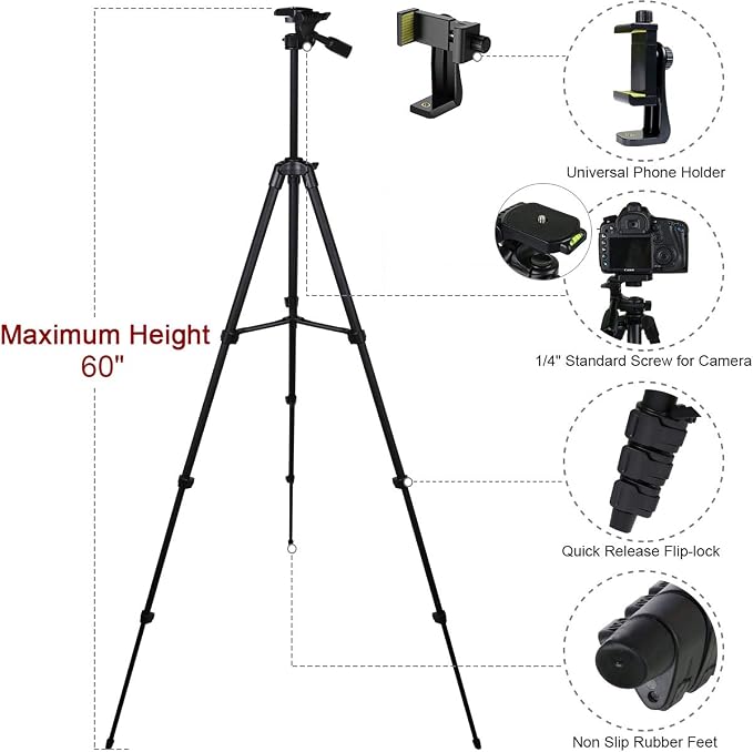Endurax Camera Tripod - Image 5