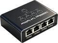 5 Port Gigabit Ethernet Switch Type-C 5V Powered 1 in 4 Out Network Hub Plug by PULVISION