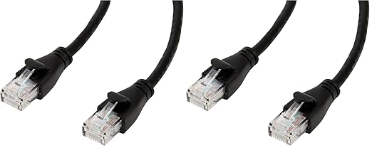 Amazon Basics RJ45 Cat-6 Ethernet Patch Internet Cable, 1Gbps Transfer Speed by AmazonBasics