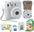 Fujifilm Instant Mini 12 Camera + Accessory Bundle & Custom Case + Fuji Instant by FUJIFILM