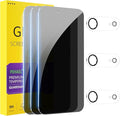PEHAEL 3+3 Pack for iPhone Air/17 Air Privacy Screen Protector by PEHAEL