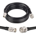 MOOKEERF BNC Male to BNC Female Coaxial Cable 50 ohm RG8X Coax Ultra Low Loss by MOOKEERF