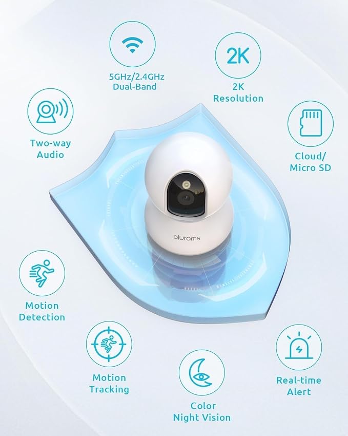 blurams 5G Cameras for Home Security, 2K Pet Camera - Image 8