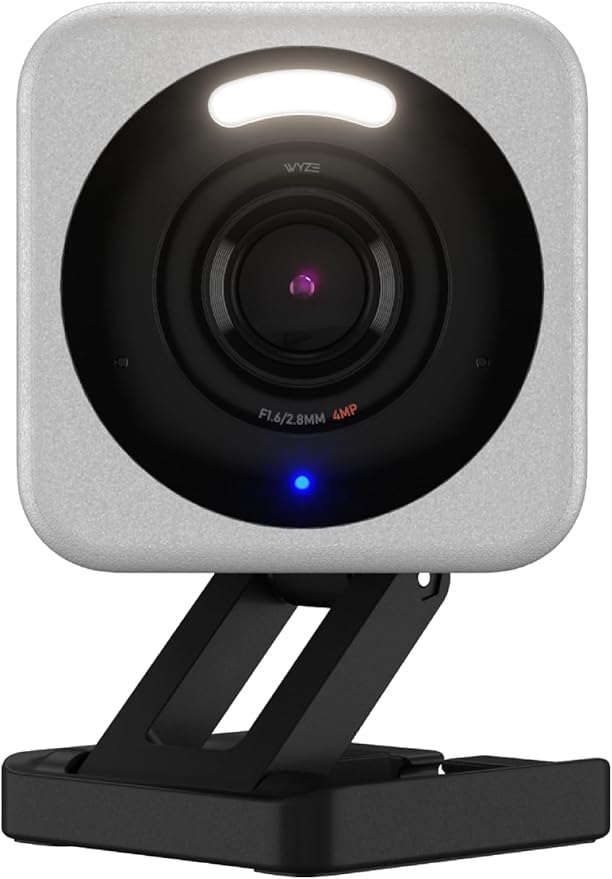 WYZE Cam v4, 2.5K HD WiFi Smart Home Security Camera, Indoor/Outdoor, Motion by Amazon+Renewed