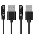 Meliya 2 Pack USB Magnetic Charger Cable Compatible by MeliyaSmartwatchAccessories