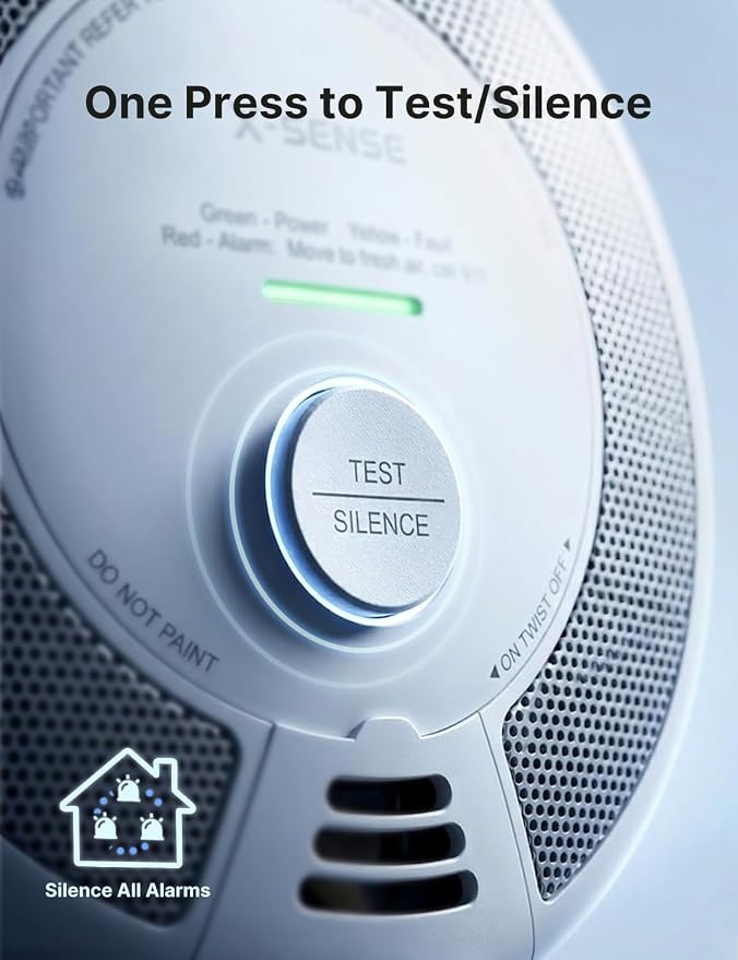 X-Sense Wireless Interconnected Combination Smoke and Carbon Monoxide Detector - Image 7