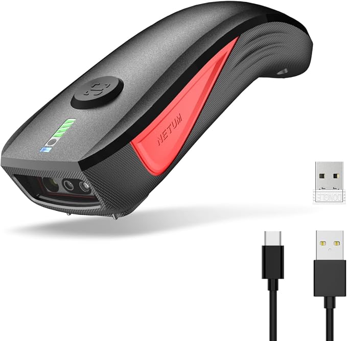 NETUM CS9501 Bluetooth QR Code Scanner– Upgraded Wireless Barcode Scanner by NETUM