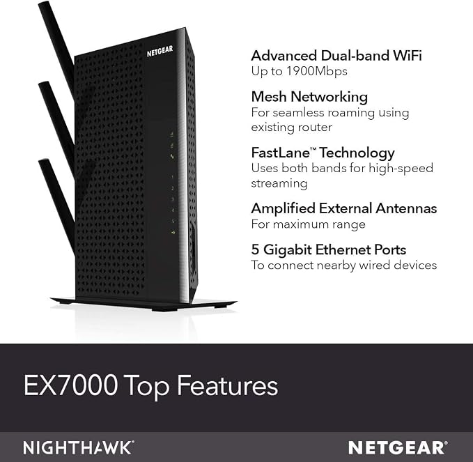 NETGEAR WiFi Mesh Range Extender EX7000 - Image 4