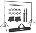 EMART Backdrop Stand 10x8.5ft Photo Studio Adjustable Background Stand Support by EMART