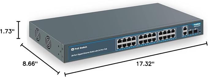 24 Port Gigabit Ethernet PoE Switch - Image 8